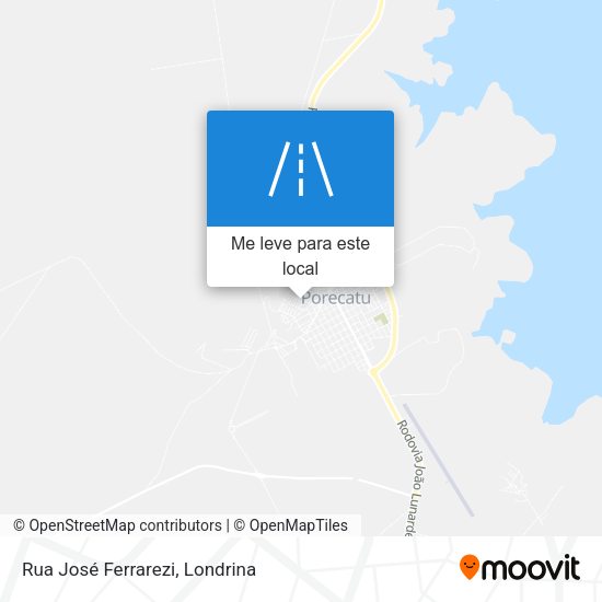 Rua José Ferrarezi mapa