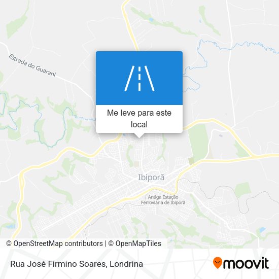Rua José Firmino Soares mapa
