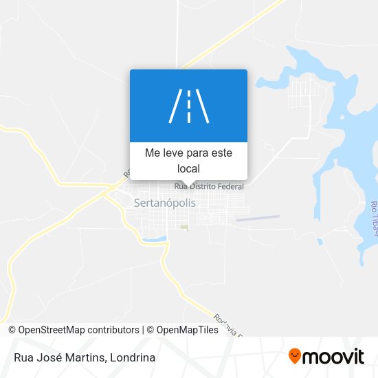 Rua José Martins mapa