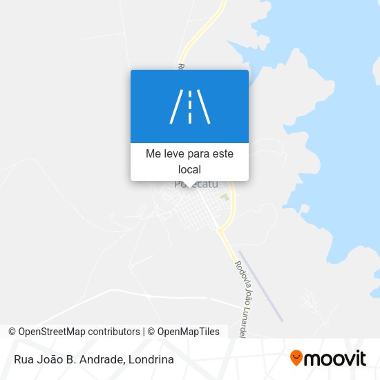 Rua João B. Andrade mapa
