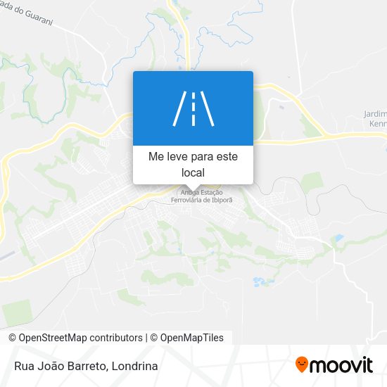 Rua João Barreto mapa