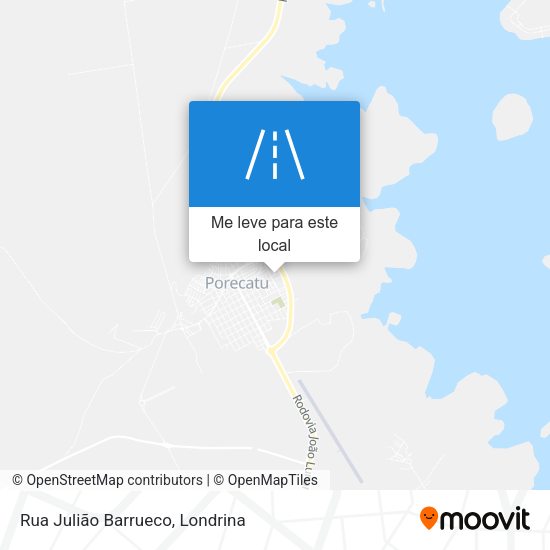 Rua Julião Barrueco mapa