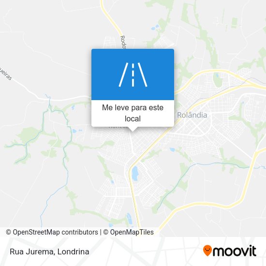 Rua Jurema mapa