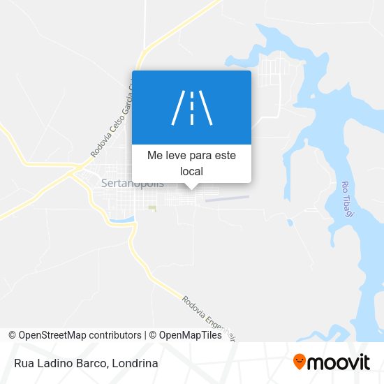 Rua Ladino Barco mapa