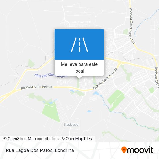 Rua Lagoa Dos Patos mapa