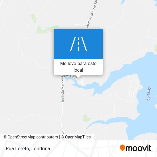 Rua Loreto mapa
