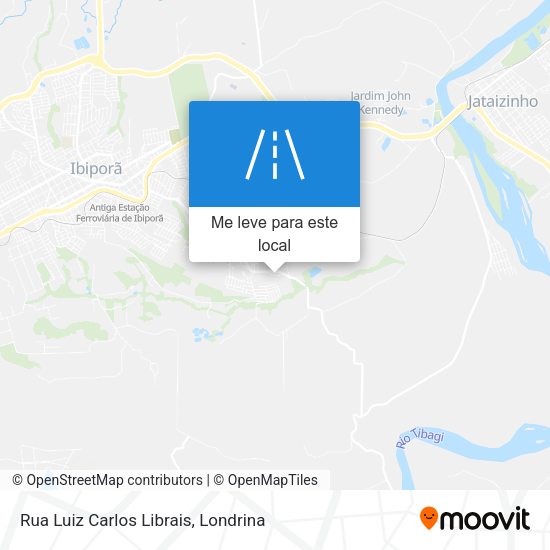 Rua Luiz Carlos Librais mapa