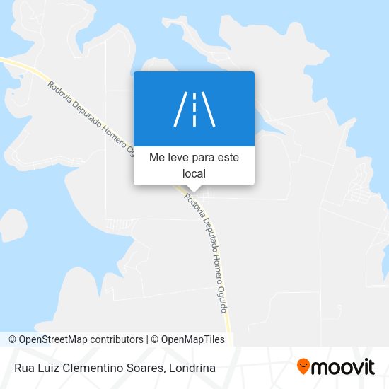 Rua Luiz Clementino Soares mapa