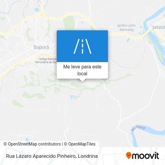 Rua Lázaro Aparecido Pinheiro mapa