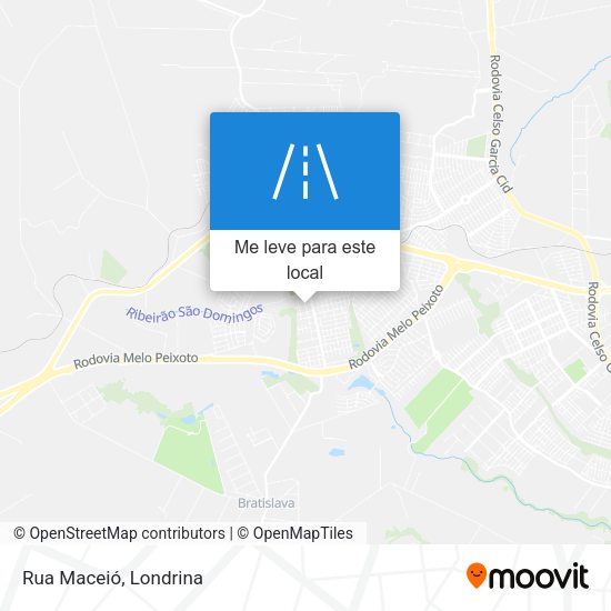 Rua Maceió mapa