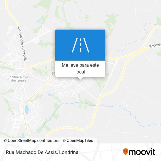 Rua Machado De Assis mapa