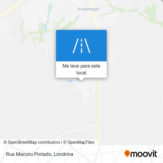 Rua Macuru Pintado mapa