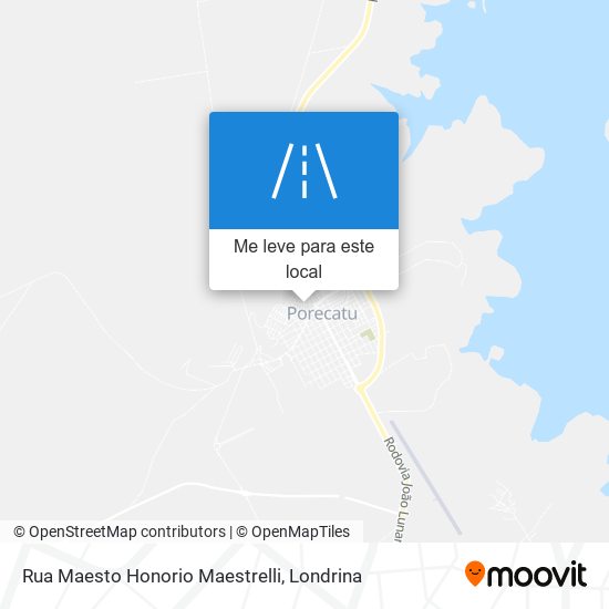 Rua Maesto Honorio Maestrelli mapa