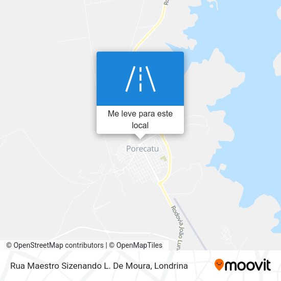 Rua Maestro Sizenando L. De Moura mapa