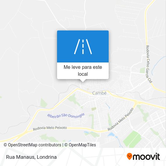 Rua Manaus mapa