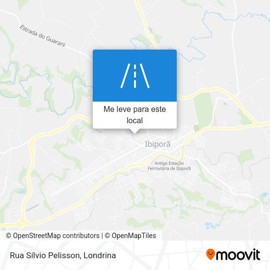 Rua Sílvio Pelisson mapa