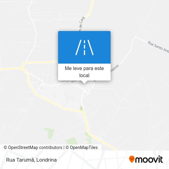 Rua Tarumã mapa