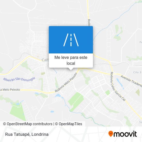 Rua Tatuapé mapa