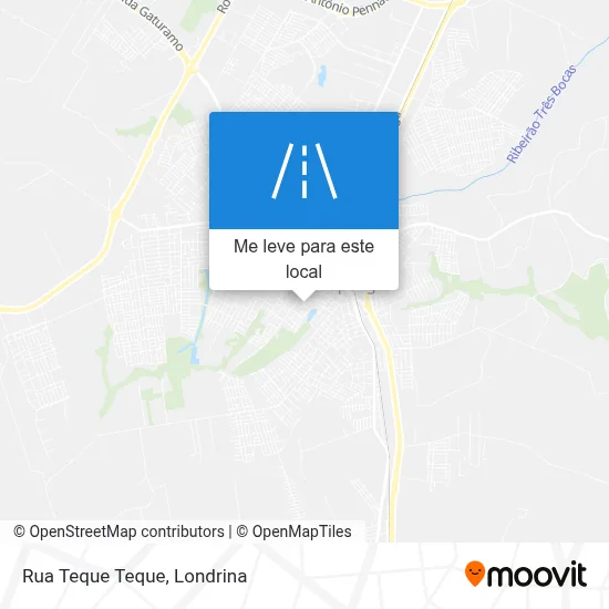 Rua Teque Teque mapa