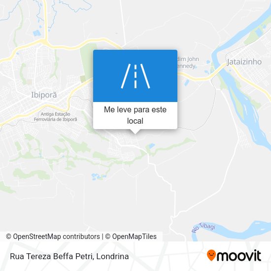 Rua Tereza Beffa Petri mapa