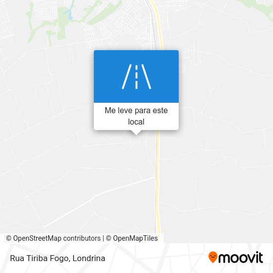 Rua Tiriba Fogo mapa