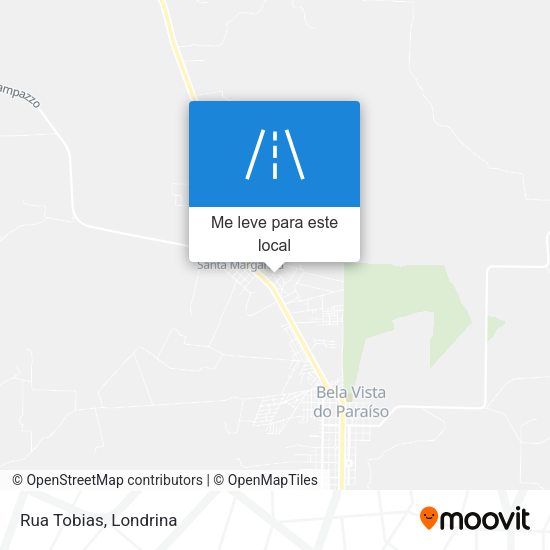Rua Tobias mapa