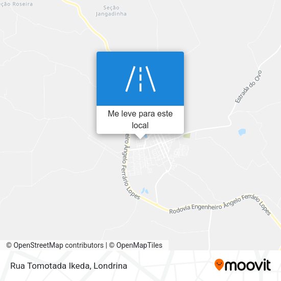 Rua Tomotada Ikeda mapa