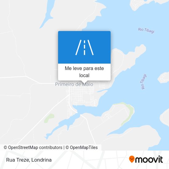 Rua Treze mapa