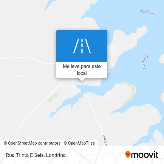 Rua Trinta E Seis mapa