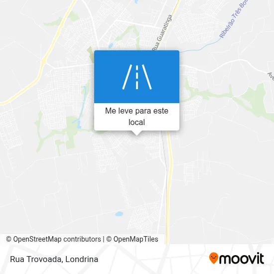 Rua Trovoada mapa