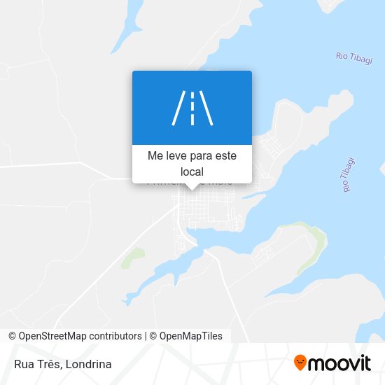 Rua Três mapa