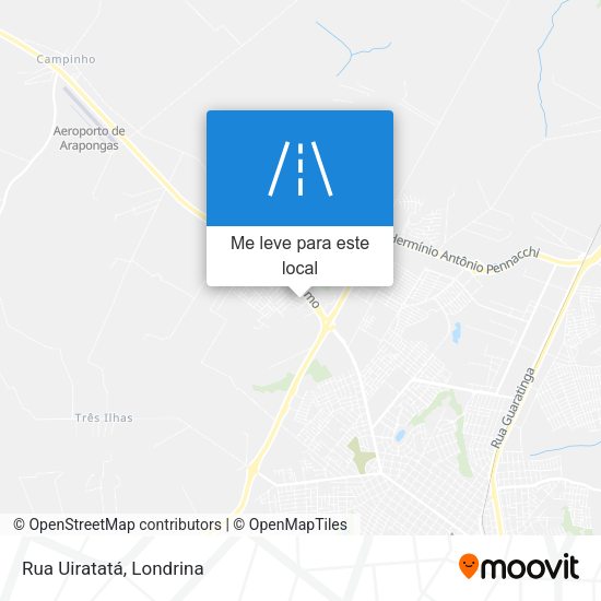 Rua Uiratatá mapa