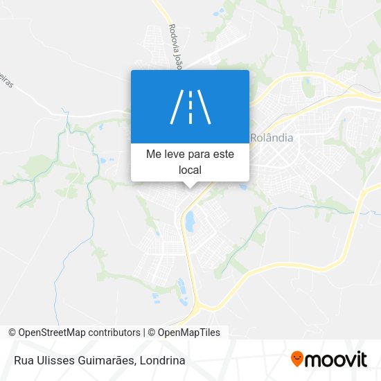 Rua Ulisses Guimarães mapa