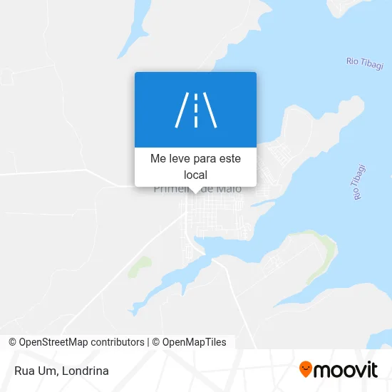 Rua Um mapa