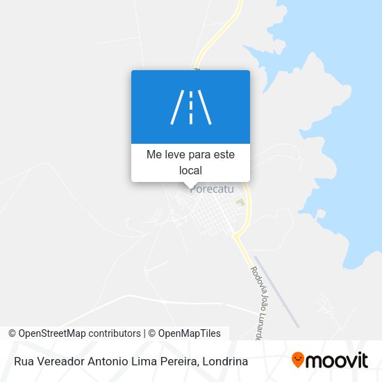 Rua Vereador Antonio Lima Pereira mapa