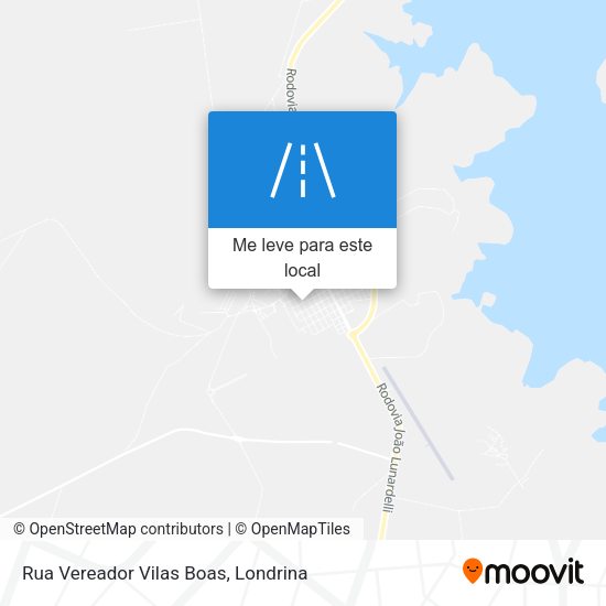 Rua Vereador Vilas Boas mapa