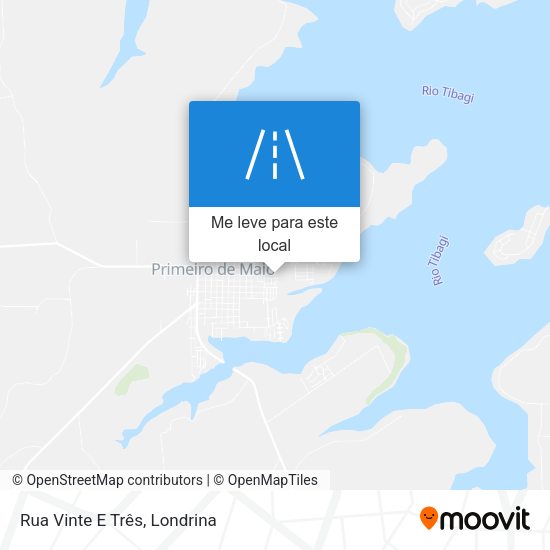 Rua Vinte E Três mapa