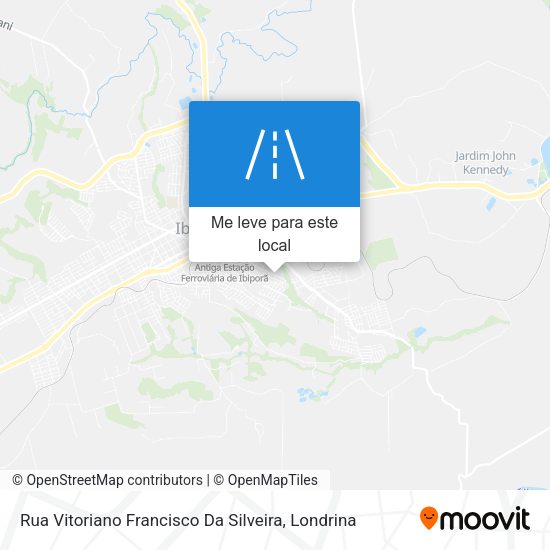 Rua Vitoriano Francisco Da Silveira mapa