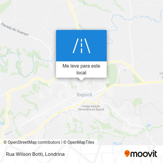 Rua Wilson Botti mapa