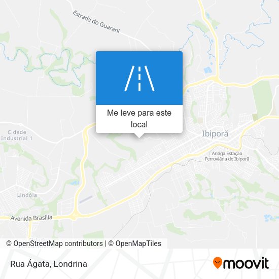 Rua Ágata mapa
