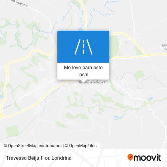 Travessa Beija-Flor mapa
