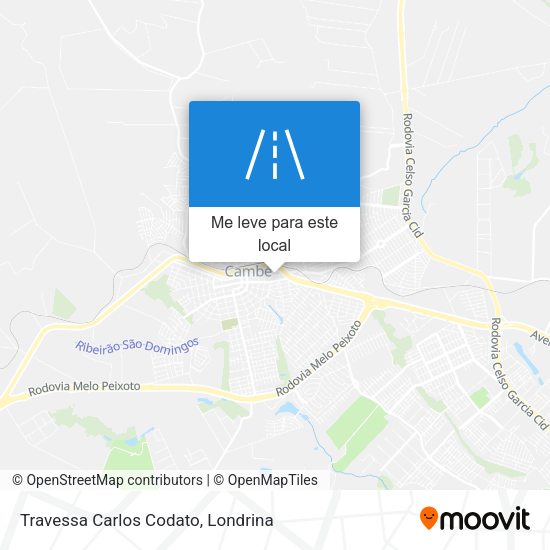 Travessa Carlos Codato mapa