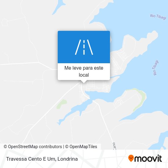 Travessa Cento E Um mapa