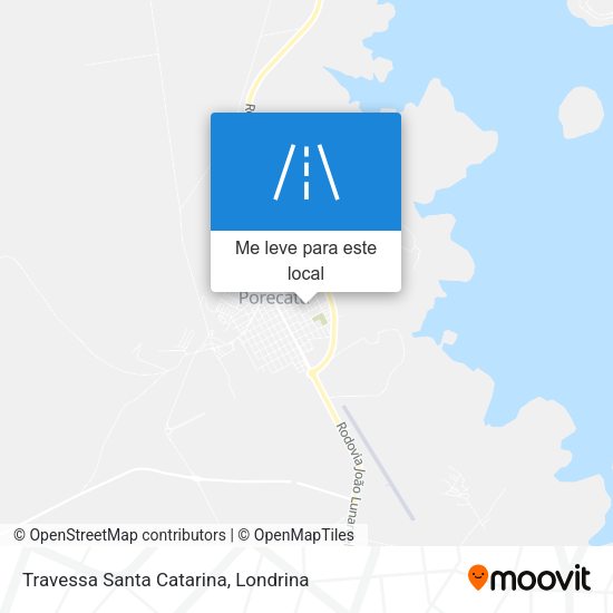 Travessa Santa Catarina mapa