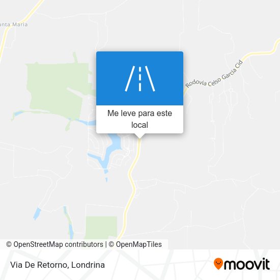 Via De Retorno mapa