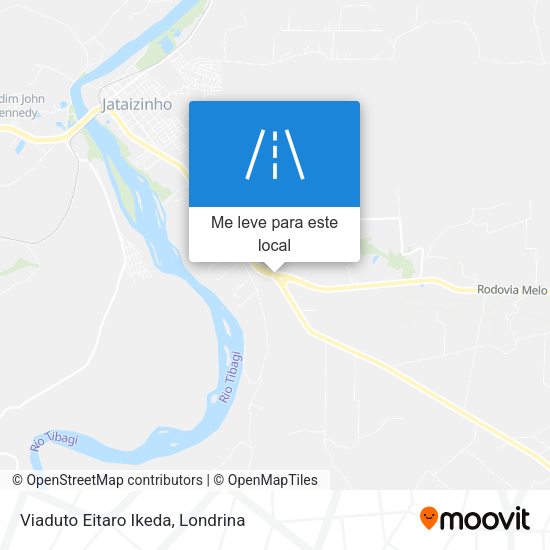 Viaduto Eitaro Ikeda mapa