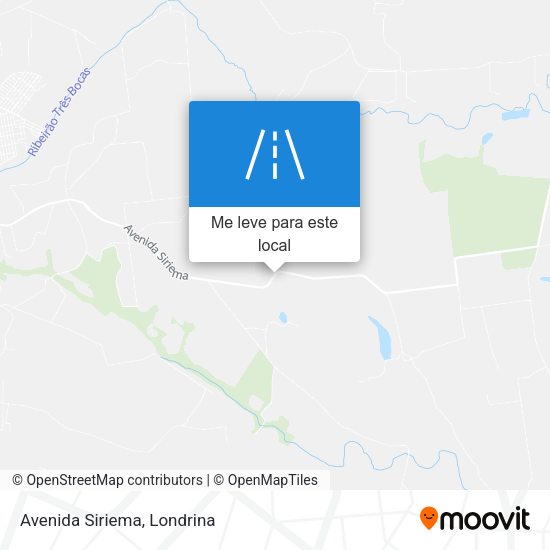 Avenida Siriema mapa