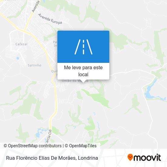 Rua Florêncio Elías De Morães mapa