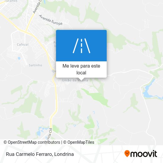 Rua Carmelo Ferraro mapa