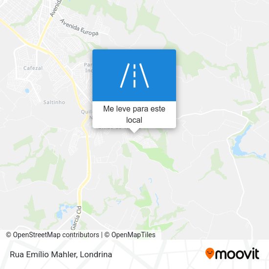 Rua Emílio Mahler mapa